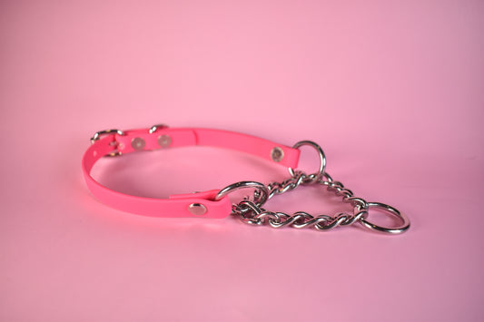 Hot Pink Biothane Martingale 1/2 Inch