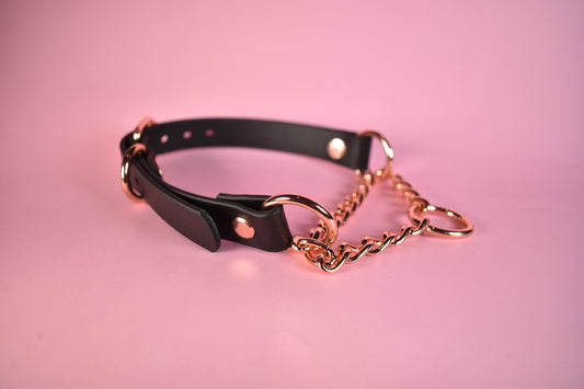 Rosegold Biothane Martingale 3/4 Inch