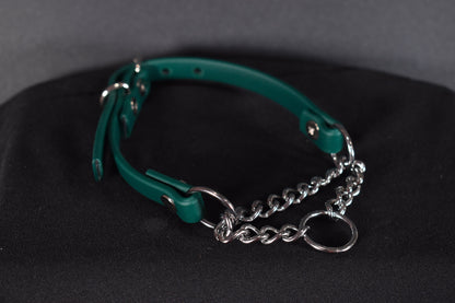 Dark Green Biothane Martingale 1/2 Inch