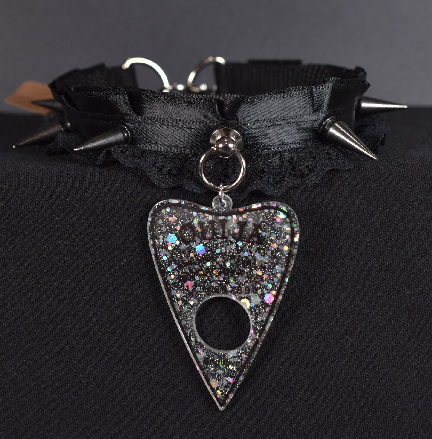 Spooky Ouija Spiked Choker