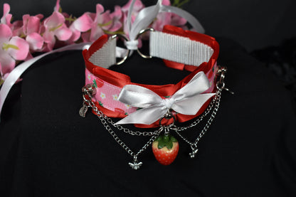 Spring Strawberry Choker