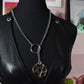 Silver Pentagram Ring Slip Chain / Fashion Version