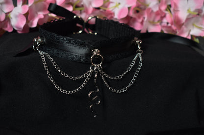 Black Snake Chain Choker