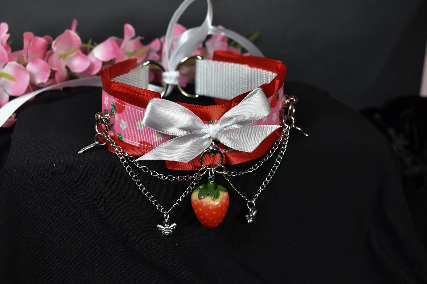 Spring Strawberry Choker