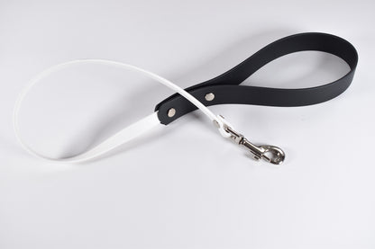 White Biothane Leash