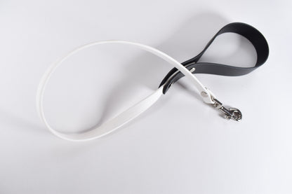 White Biothane Leash