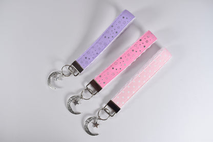 Pastel Night Keychains / Wrist Key Chain