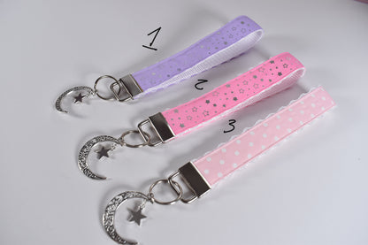 Pastel Night Keychains / Wrist Key Chain