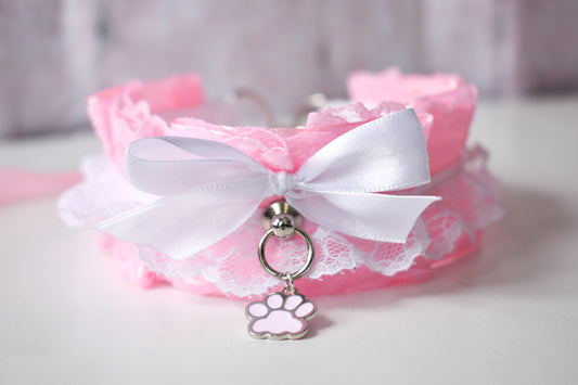 Pink Paw Choker