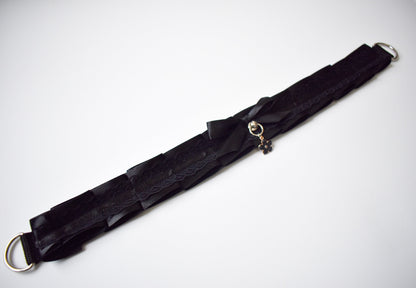 Black Flower Choker