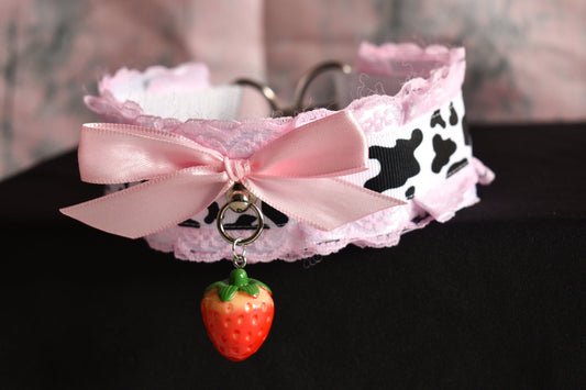 Strawberry Cow Choker