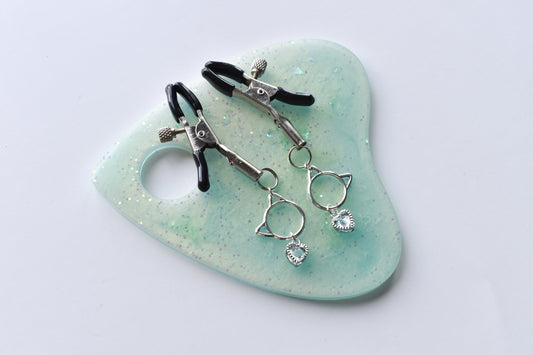 Kitty Heart Nipple Clamps