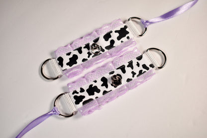 Purple Moo Moo Cuffs