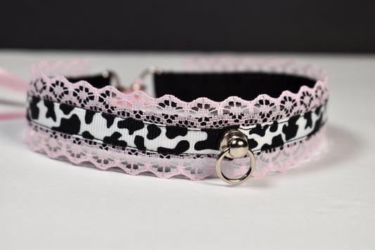 Pink Thin Moo Moo Choker