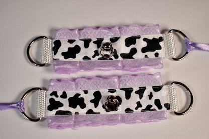 Purple Moo Moo Cuffs