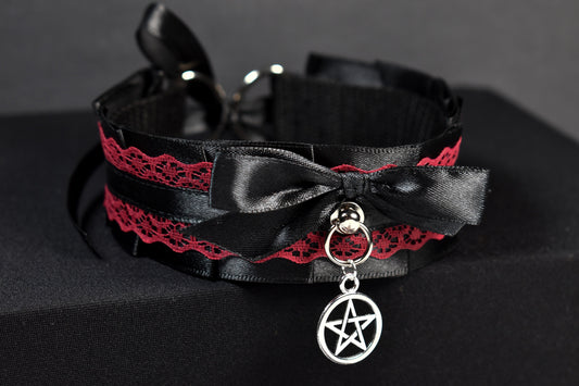 Red Goth Choker