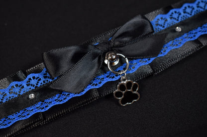 Blue Paw Choker