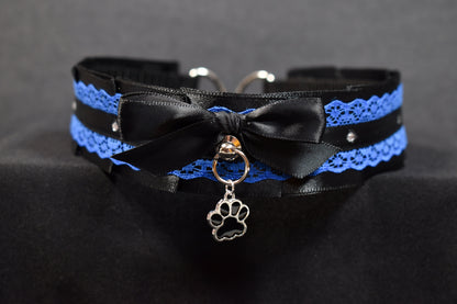 Blue Paw Choker