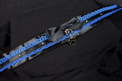 Blue Paw Choker