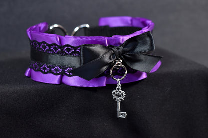 Purple Key Choker 2