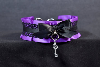 Purple Key Choker 2