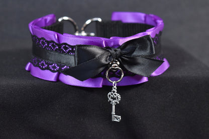 Purple Key Choker 2