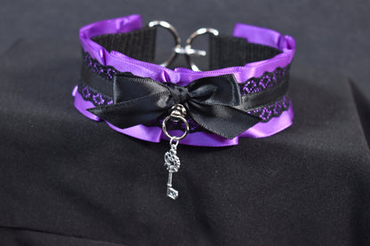 Purple Key Choker 2