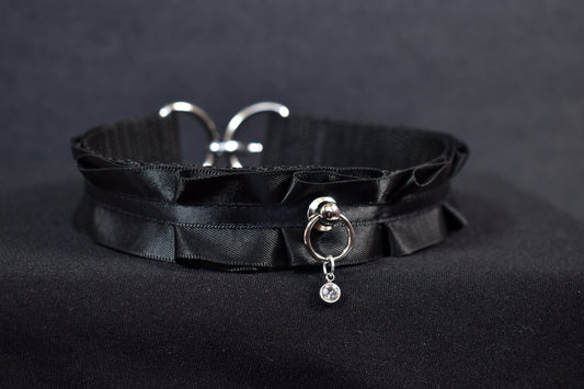 Sleek Black Collar Choker