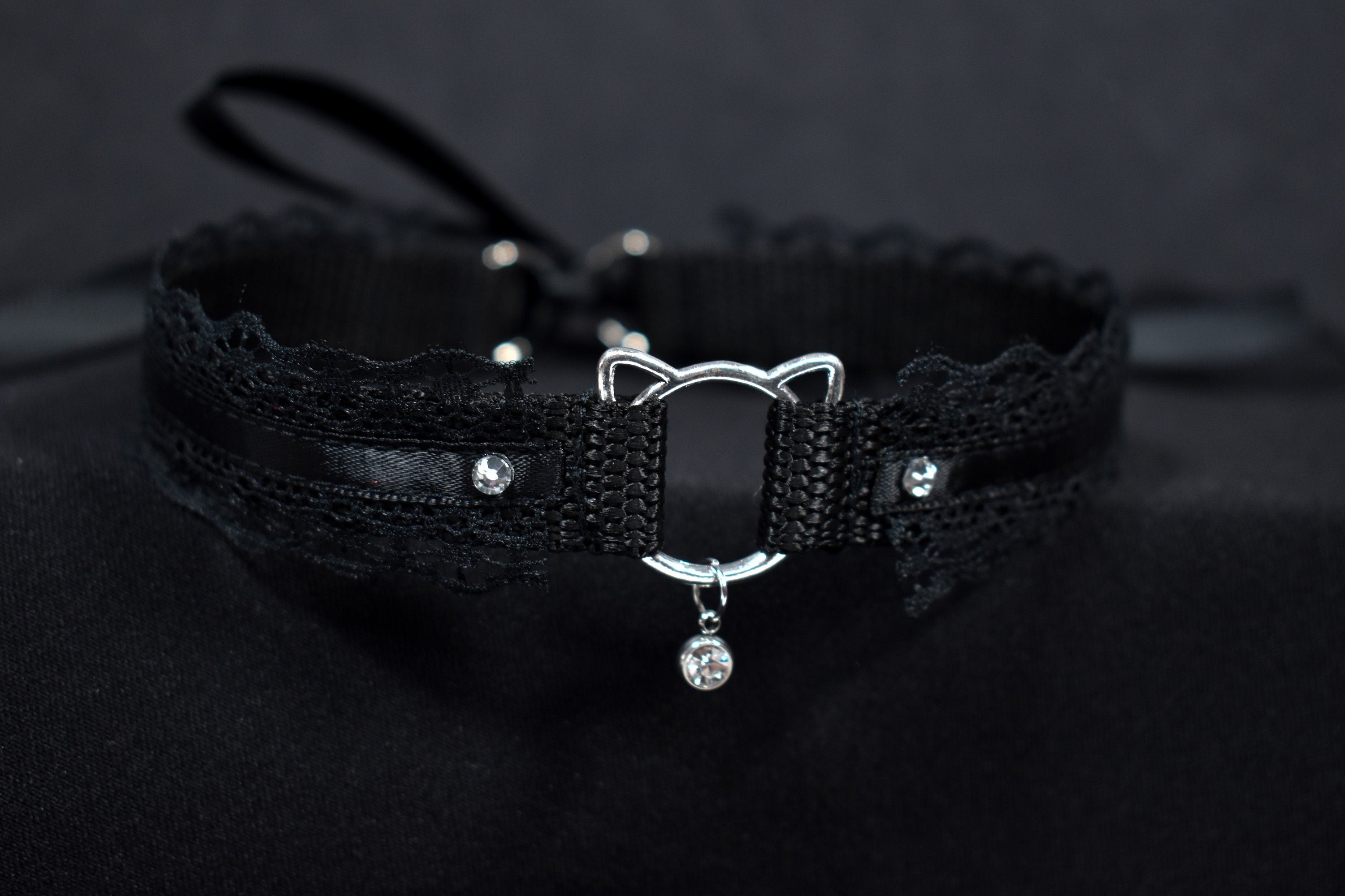 Black Kitty Choker Naughty Pawsies