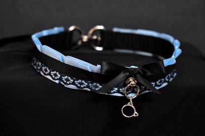 Light Blue Kitty Choker