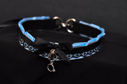 Light Blue Kitty Choker