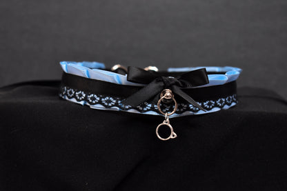 Light Blue Kitty Choker