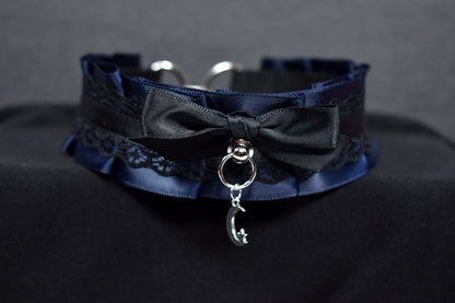 Navy Moon Choker