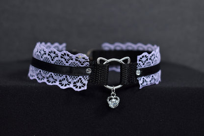 Lavender Kitty Choker