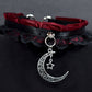 Red Moon And Star Choker