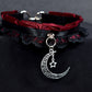 Red Moon And Star Choker