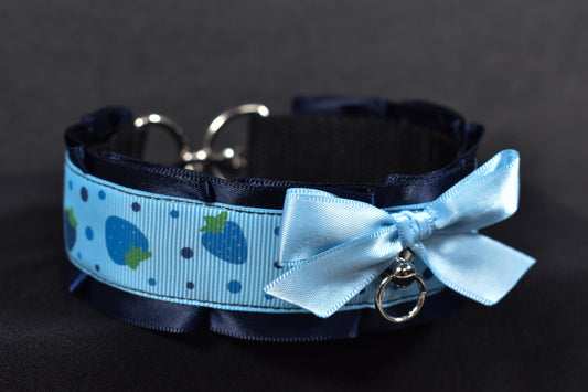 Blue Strawberry Choker