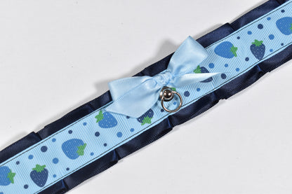 Blue Strawberry Choker