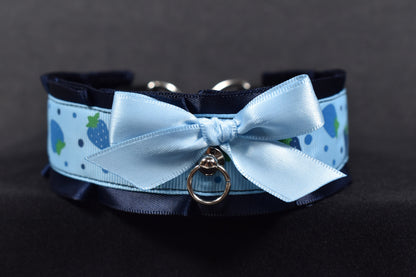 Blue Strawberry Choker