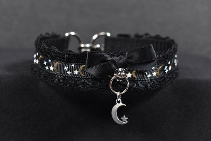 Thin Navy Sky Choker