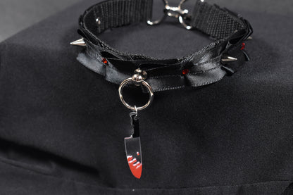 Spooky Knife Choker