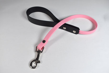 Black + Pink Biothane Leash