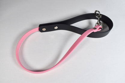 Black + Pink Biothane Leash