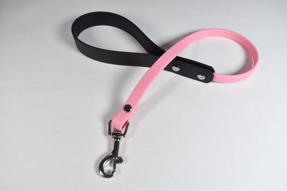 Black + Pink Biothane Leash