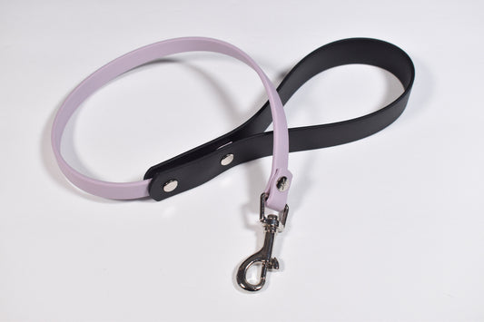 Black + Lavender Biothane Leash