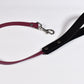 Black + Wine Red Biothane Leash