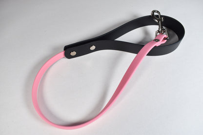 Black + Pink Biothane Leash