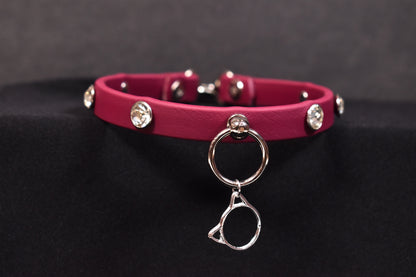 Biothane Wine Kitty Choker