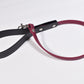 Black + Wine Red Biothane Leash