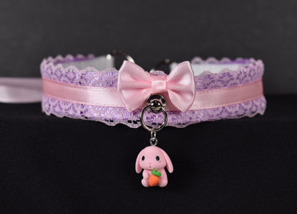 Pink Bunny Choker